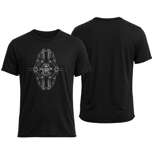 Jackson Family Foundation T-Shirt Black Kaleido Front