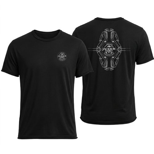 Jackson Family Foundation T-Shirt Black Kaleido Back