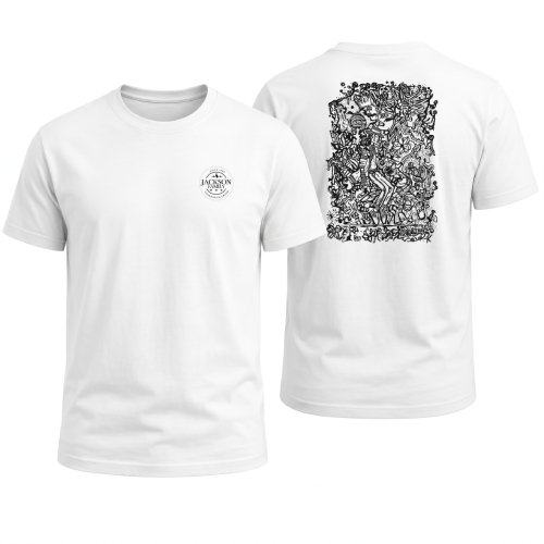 Jackson Family Foundation T-Shirt Fred White Back Print