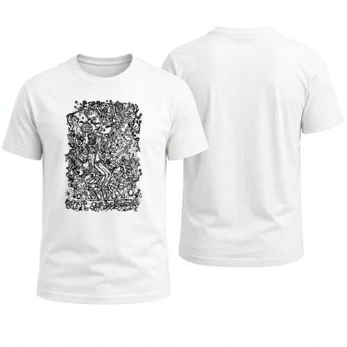 Jackson Family Foundation T-Shirt Fred White Front Print